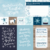 Winter Magic: 4x6 Journaling Cards 12x12 Patterned Paper