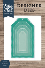 Stitched Tag Nesting Large Die Set