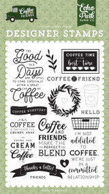 Coffee & Friends: Coffee Addict Stamp Set