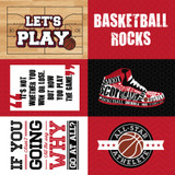 Basketball: 4x6 Journaling Cards 12x12 Patterned Paper