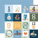 Welcome Baby Boy: Milestone Journaling Cards 12x12 Patterned Paper