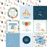 Welcome Baby Boy: 4x4 Journaling Cards 12x12 Patterned Paper