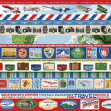 Our Travel Adventure: Travel Strips 12x12 Patterned Paper Our Travel Adventure: Travel Strips 12x12 Patterned Paper