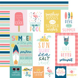 Pool Party: Multi Journaling Cards 12x12 Patterned Paper
