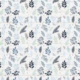 Winter: Snowy Sprigs 12x12 Patterned Paper
