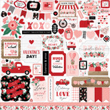 Hello Valentine Element Sticker