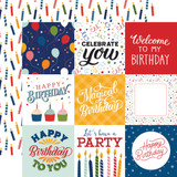 Birthday Salutations: Journaling Squares 12x12 Patterned Paper