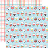 Birthday Girl: Cakes and Candles 12x12 Patterned Paper
