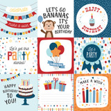 Birthday Boy: 4x4 Journaling Cards 12x12 Patterned Paper