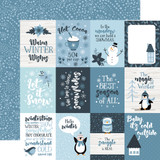 The Magic of Winter: 3x4 Journaling Cards 12x12 Patterned Paper