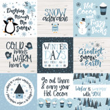 The Magic Of Winter: 4x4 Journaling Cards 12x12 Patterned Paper