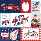 Fourth Of July: Multi Journaling Cards 12x12 Patterned Paper Fourth Of July: Multi Journaling Cards 12x12 Patterned Paper