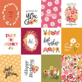 Flora No. 6: Groovy Journaling Cards 12x12 Patterned Paper Flora No. 6: Groovy Journaling Cards 12x12 Patterned Paper