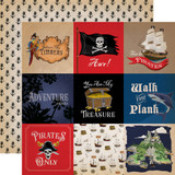 Pirates: 4x4 Journaling Cards 12x12 Patterned Paper Pirates: 4x4 Journaling Cards 12x12 Patterned Paper