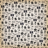 Pirates: Pirates Life 12x12 Patterned Paper Pirates: Pirates Life 12x12 Patterned Paper