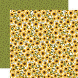 Fall Fun: Seasonal Sunflowers 12x12 Patterned Paper