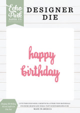 Happy Birthday Word Medium Die Set