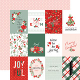 Peaceful Christmas Flora: Peaceful Journaling Cards 12x12 Patterned Paper