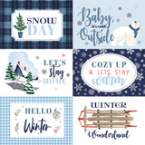 Wintertime: 6x4 Journaling Cards 12x12 Patterned Paper
