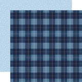 Wintertime: January Plaid 12x12 Patterned Paper