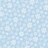 Wintertime: Falling Flakes 12x12 Patterned Paper