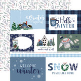 Wintertime: Multi Journaling Cards 12x12 Patterned Paper