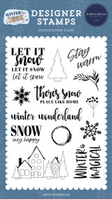 Wintertime: Snow Very Happy Stamp Set