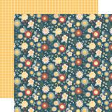 Good To Be Home: Happy Place Flowers 12x12 Patterned Paper