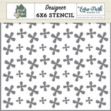 Good To Be Home: Homey Floral Stencil