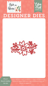 Year In Review: Flower Bunch OutlineMedium Die Set