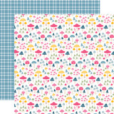 Fairy Garden: Blooming Toadstools 12x12 Patterned Paper