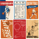 Slam Dunk: 4x6 Journaling Cards 12x12 Patterned Paper
