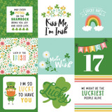 Happy St. Patrick's Day: 4x4 Journaling Cards 12x12 Patterned Paper