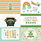 Happy St. Patrick's Day: 6x4 Journaling Cards 12x12 Patterned Paper