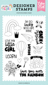 My Little Girl: Beautiful And Kind Stamp Set
