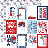 Stars And Stripes Forever: 3x4 Journaling Cards