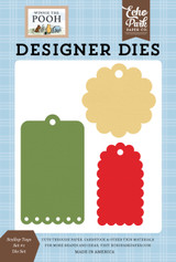 Winnie The Pooh: Scallop Tags Set #1 Large Die Set