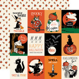 Halloween Fun: 3x4 Journaling Cards 12x12 Patterned Paper