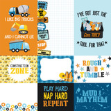Little Builder: Multi Journaling Cards 12x12 Patterned Paper