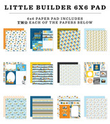 Little Builder 6x6 Paper Pad