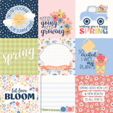 Blossoms And Bees: 4x4 Journaling Cards 12x12 Patterned Paper