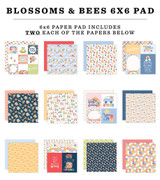 Blossoms And Bees 6x6 Paper Pad