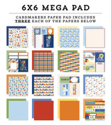 Born To Travel Cardmakers 6X6 Mega Pad