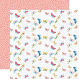 Have A Great Summer: Best Life Butterflies 12x12 Patterned Paper