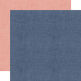 Yankee Doodle: Navy / Lt. Red 12x12 Coordinating Solid Paper