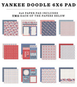 Yankee Doodle 6x6 Paper Pad