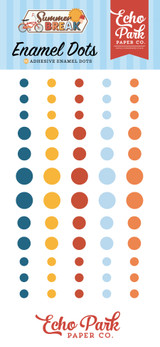 Summer Break Enamel Dots