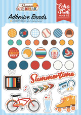 Summer Break Adhesive Brads