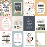 Coffee Shop: 3x4 Journaling Cards 12x12 Patterned Paper