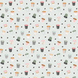 Coffee Shop: Blends And Beans 12x12 Patterned Paper